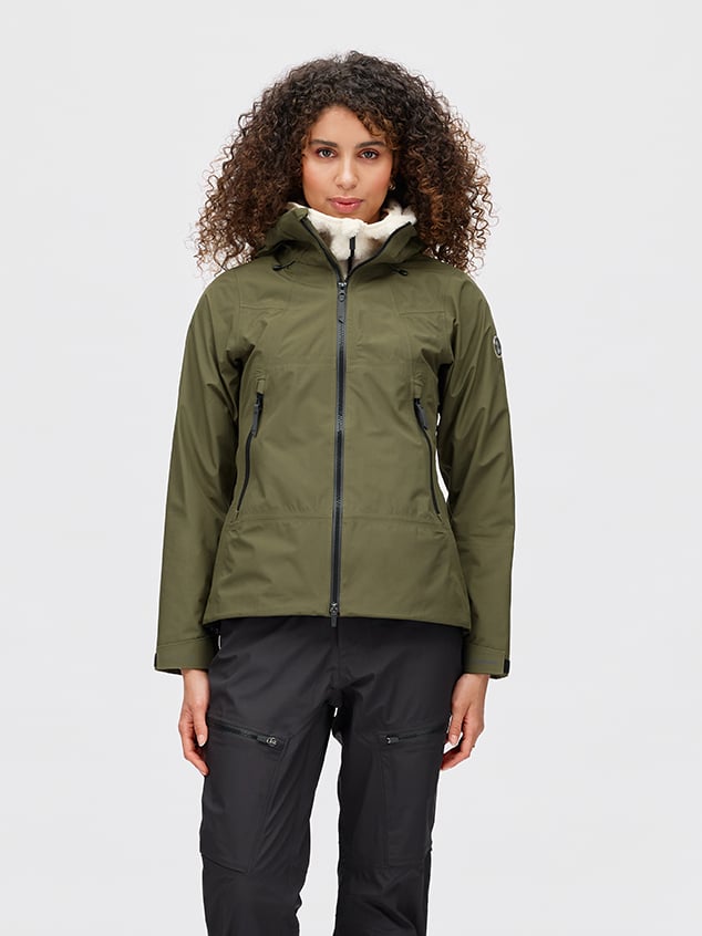 Twentyfour Aurora 3L Skalljakke D Furu