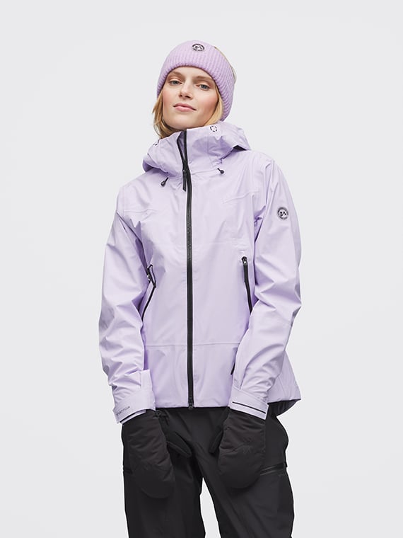 Twentyfour Aurora 3L Skalljakke D Lavendel