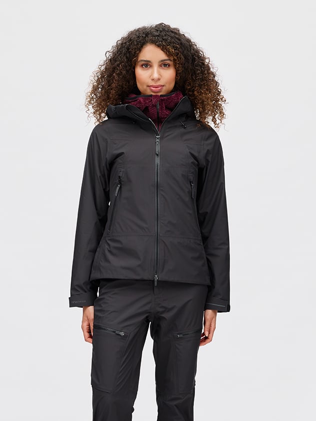 Twentyfour Aurora 3L Skalljakke D Sort