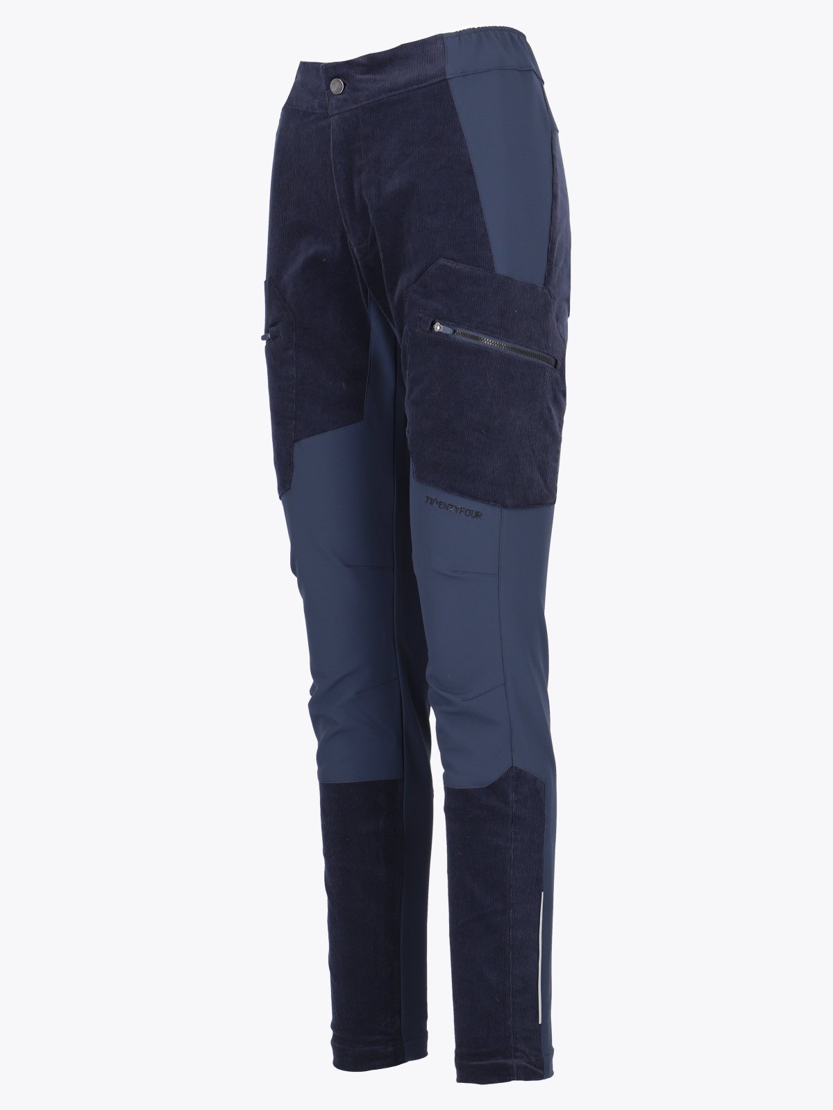 Twentyfour Aurora Shape Cordbukse D Marine