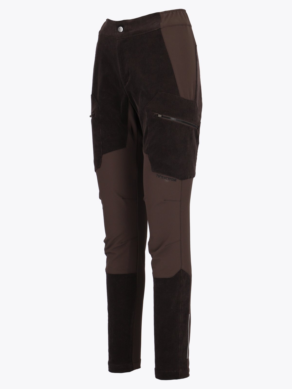 Twentyfour Aurora Shape Cordbukse D Mørk Brun