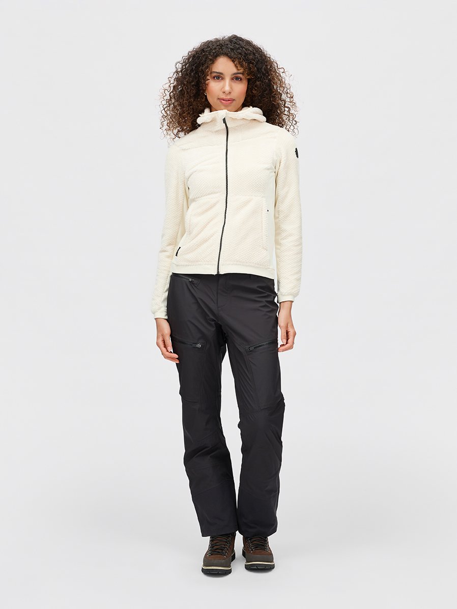 Twentyfour Aurora Air Fleece D Gråhvit