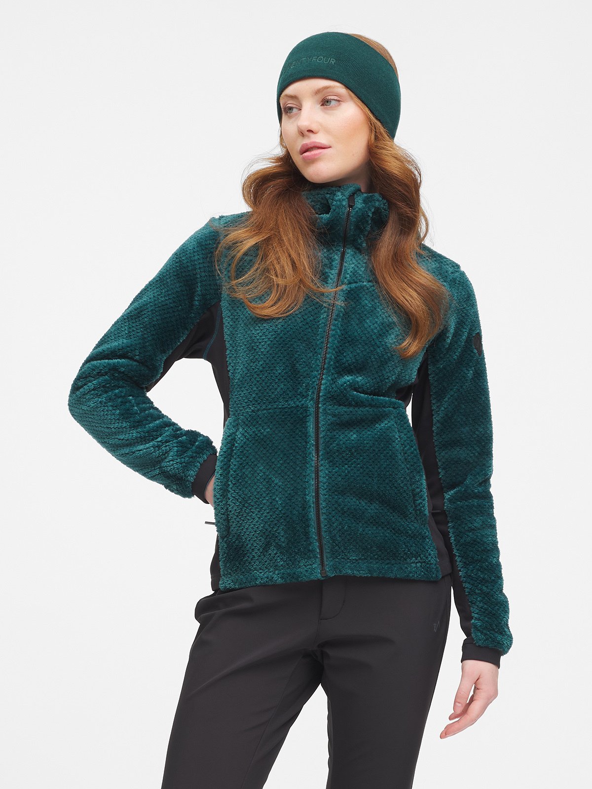 Twentyfour Aurora Air Fleece D M Blågrønn