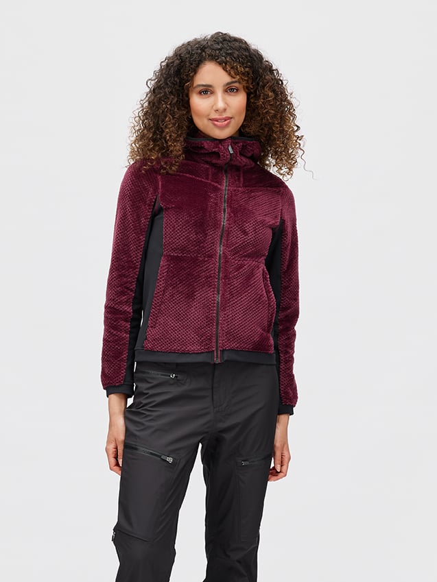 Twentyfour Aurora Air Fleece D M Burgunder