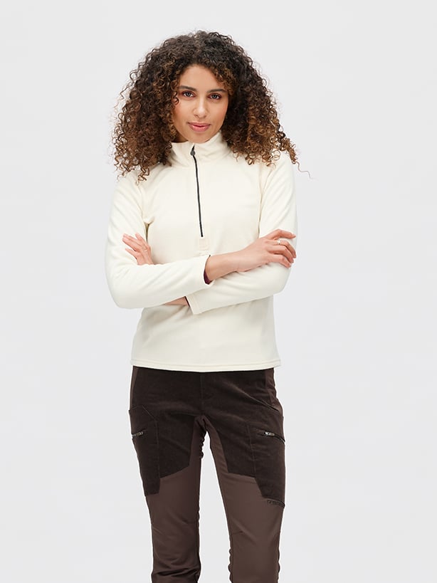 Twentyfour Aurora HZ Fleece D Gråhvit