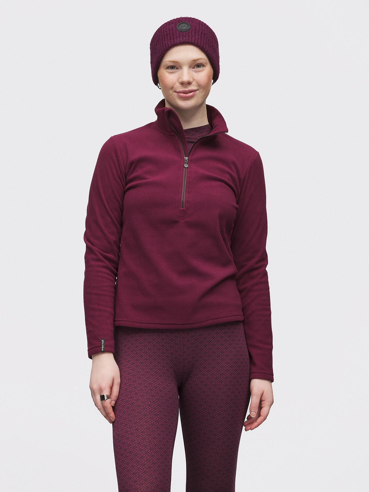 Twentyfour Aurora HZ Fleece D M Burgunder