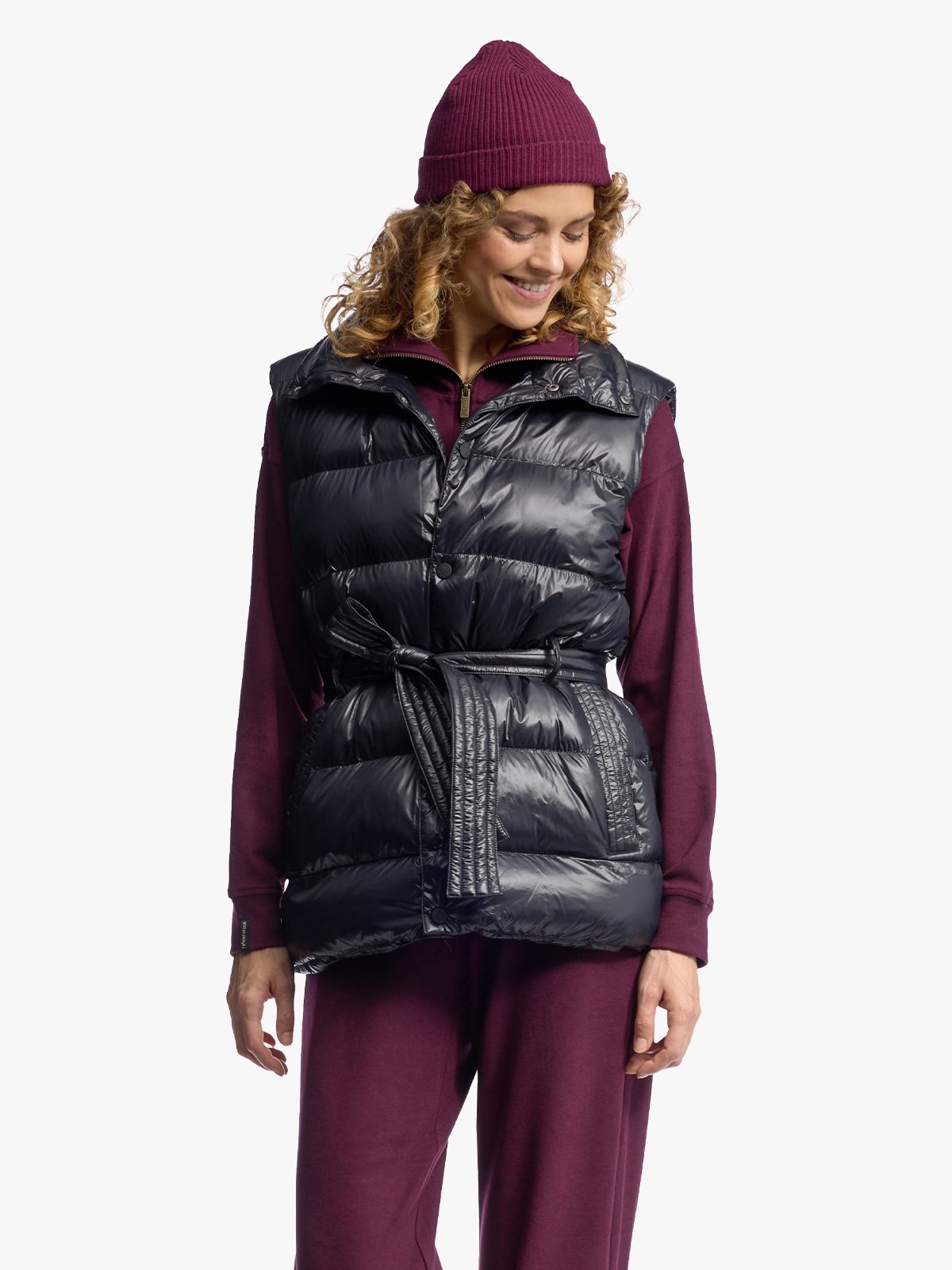 Twentyfour Mode Milla Padded Vest D Sort
