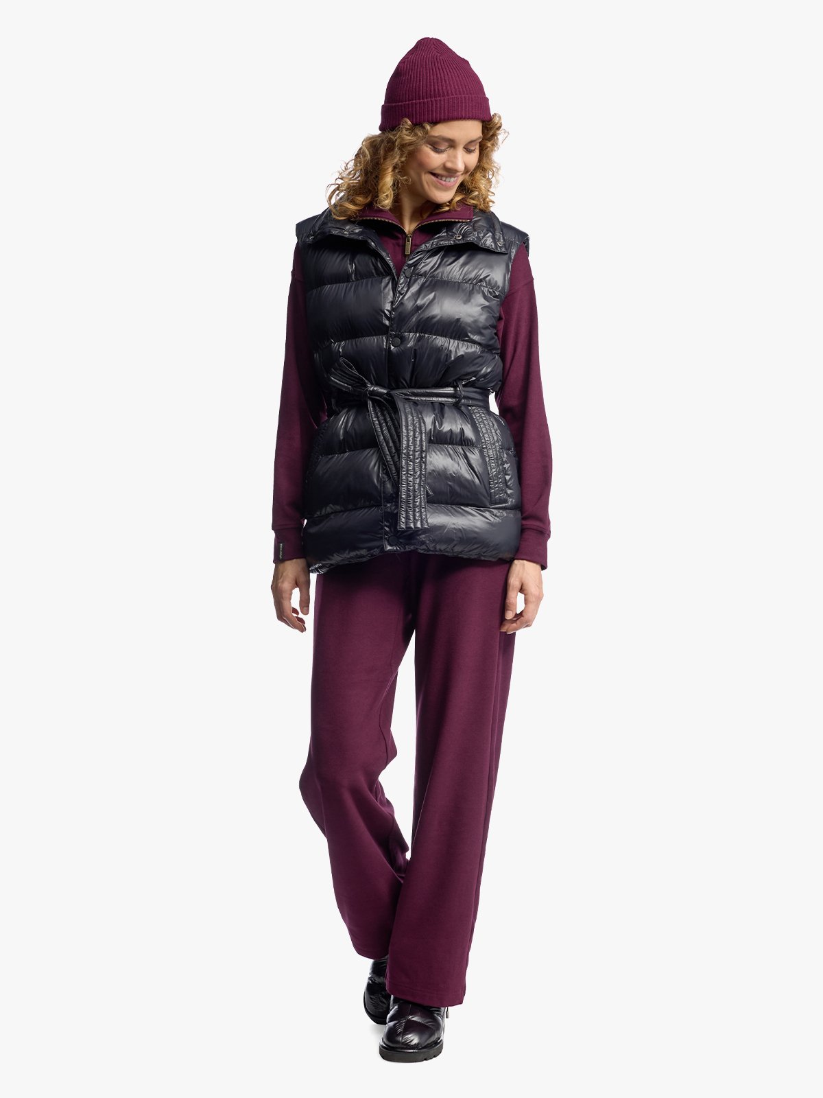 Twentyfour Mode Milla Padded Vest D Sort