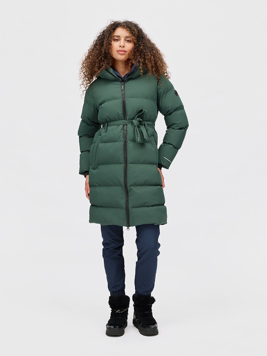 Twentyfour Mode Milla Parka D Dyp Grønn
