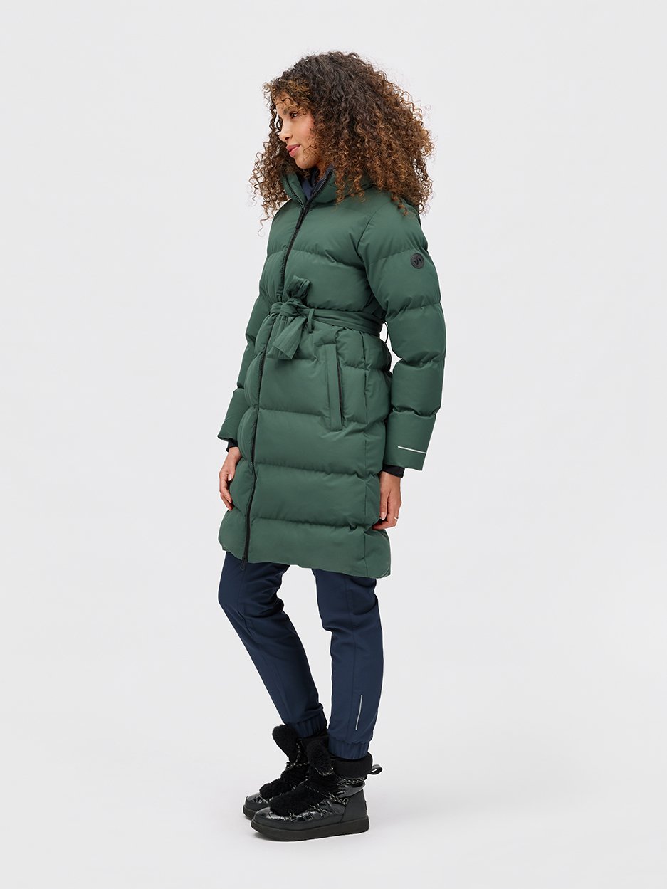 Twentyfour Mode Milla Parka D Dyp Grønn