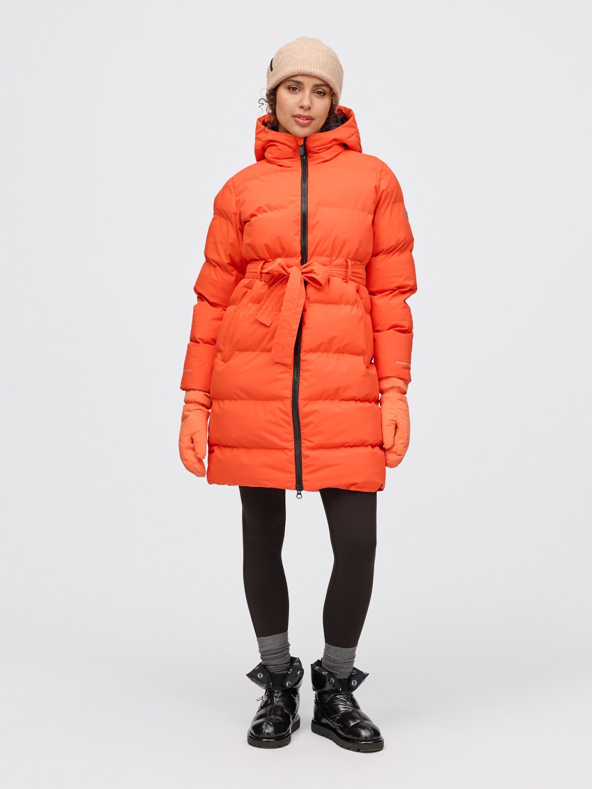 Twentyfour Mode Milla Parka D Tomatrød
