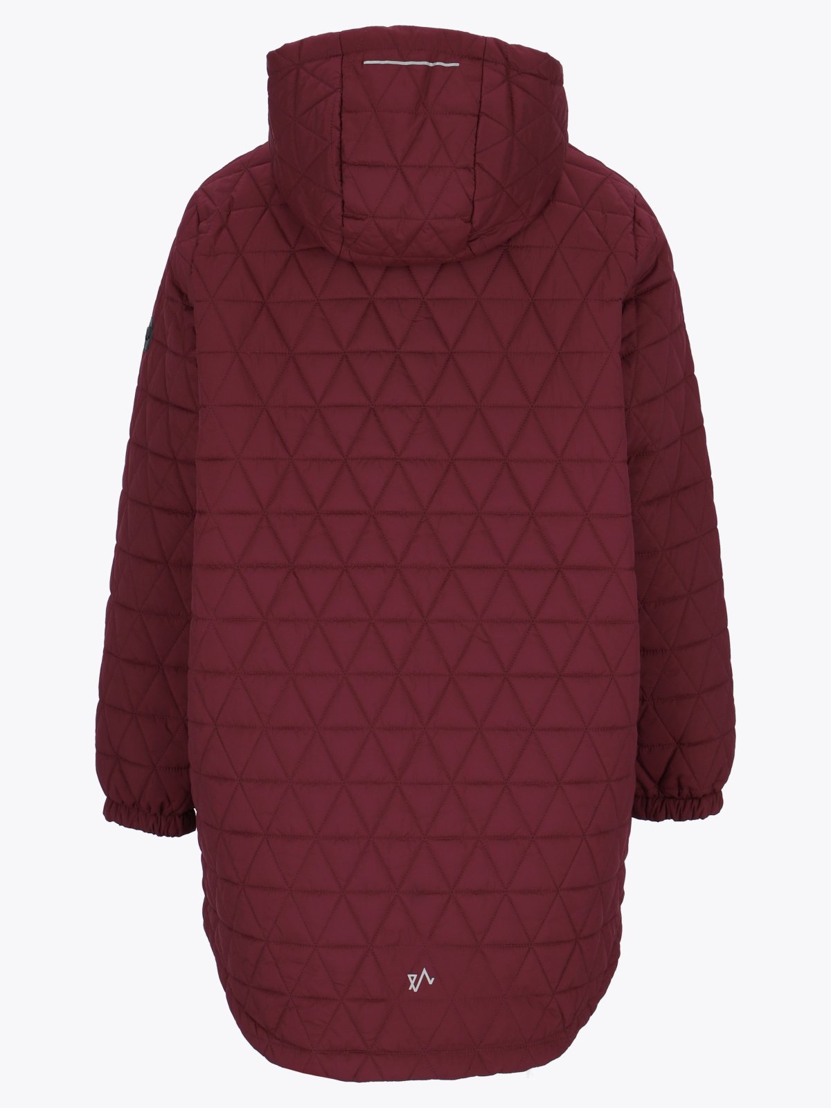 Twentyfour Mode Quilted Anorak D M Burgunder