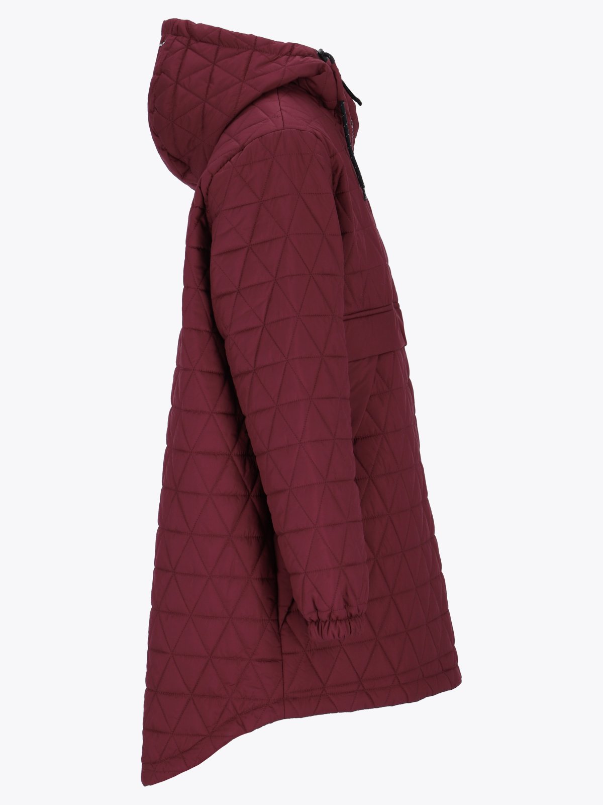 Twentyfour Mode Quilted Anorak D M Burgunder