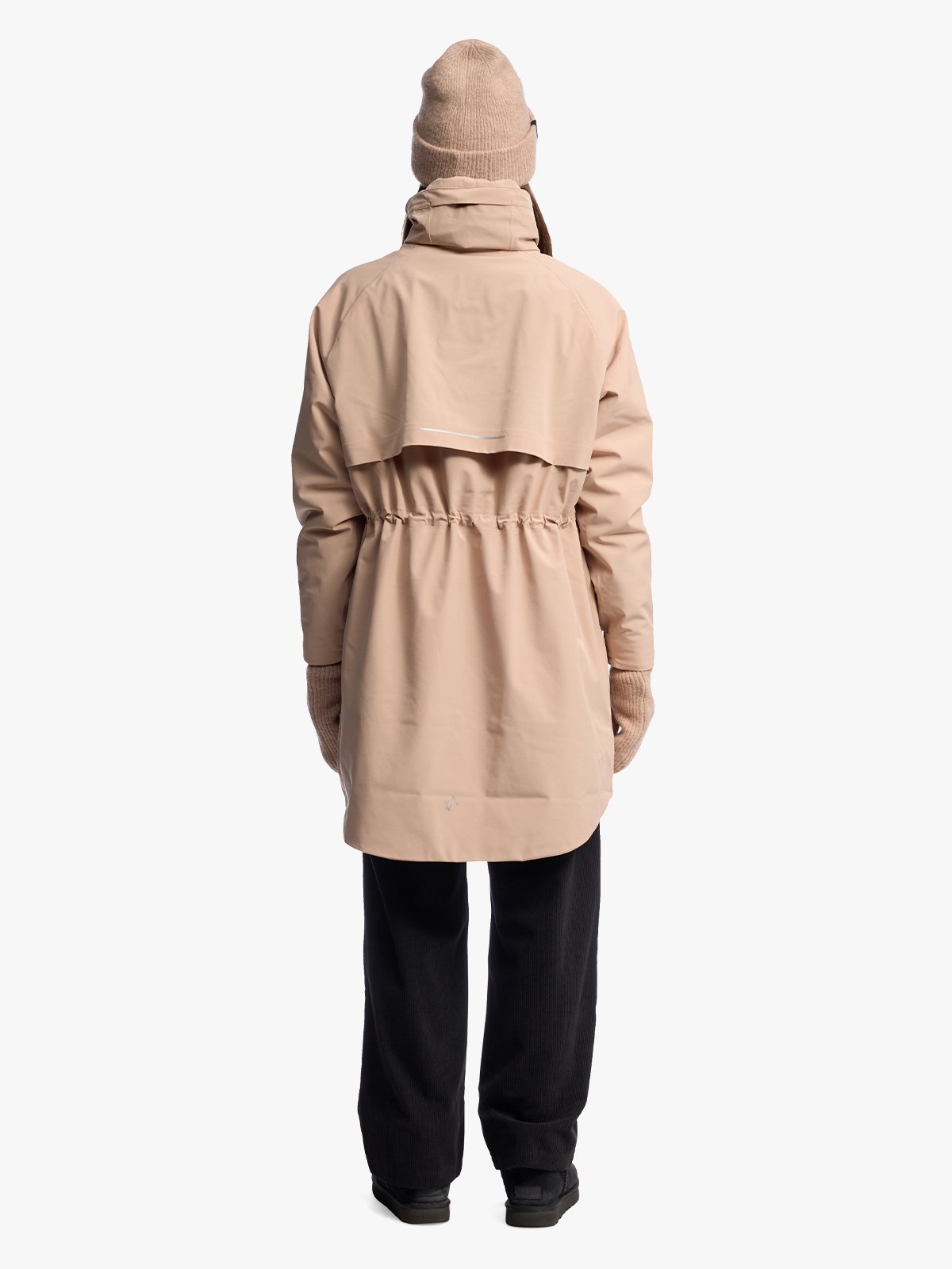 Twentyfour Mode Insulation Poncho D Mørk Beige