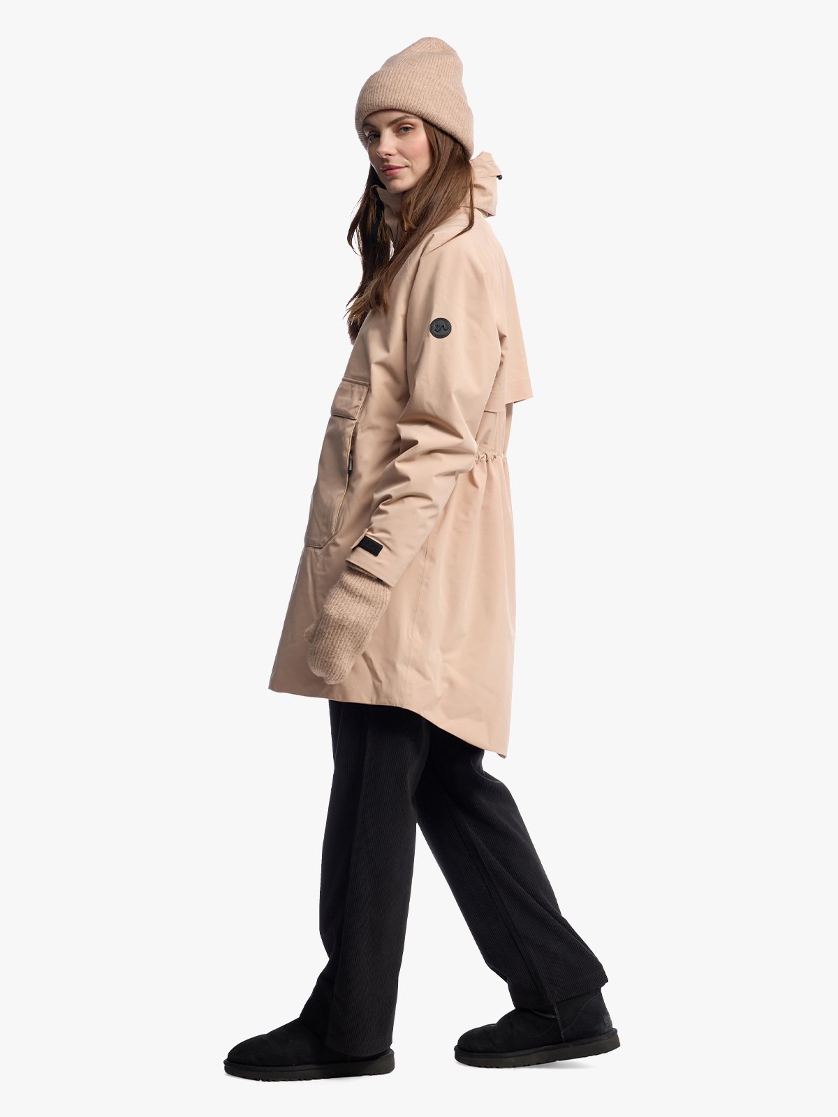 Twentyfour Mode Insulation Poncho D Mørk Beige