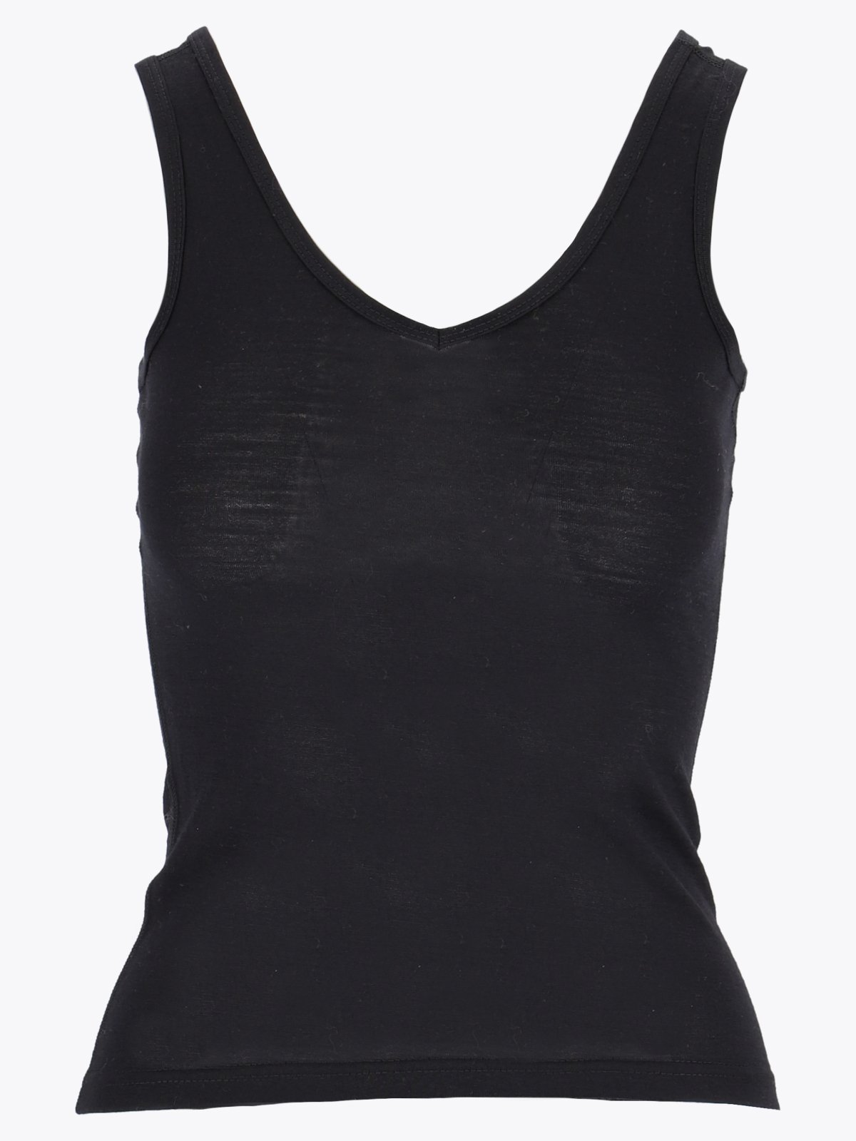 Twentyfour & Merino Singlet D Sort
