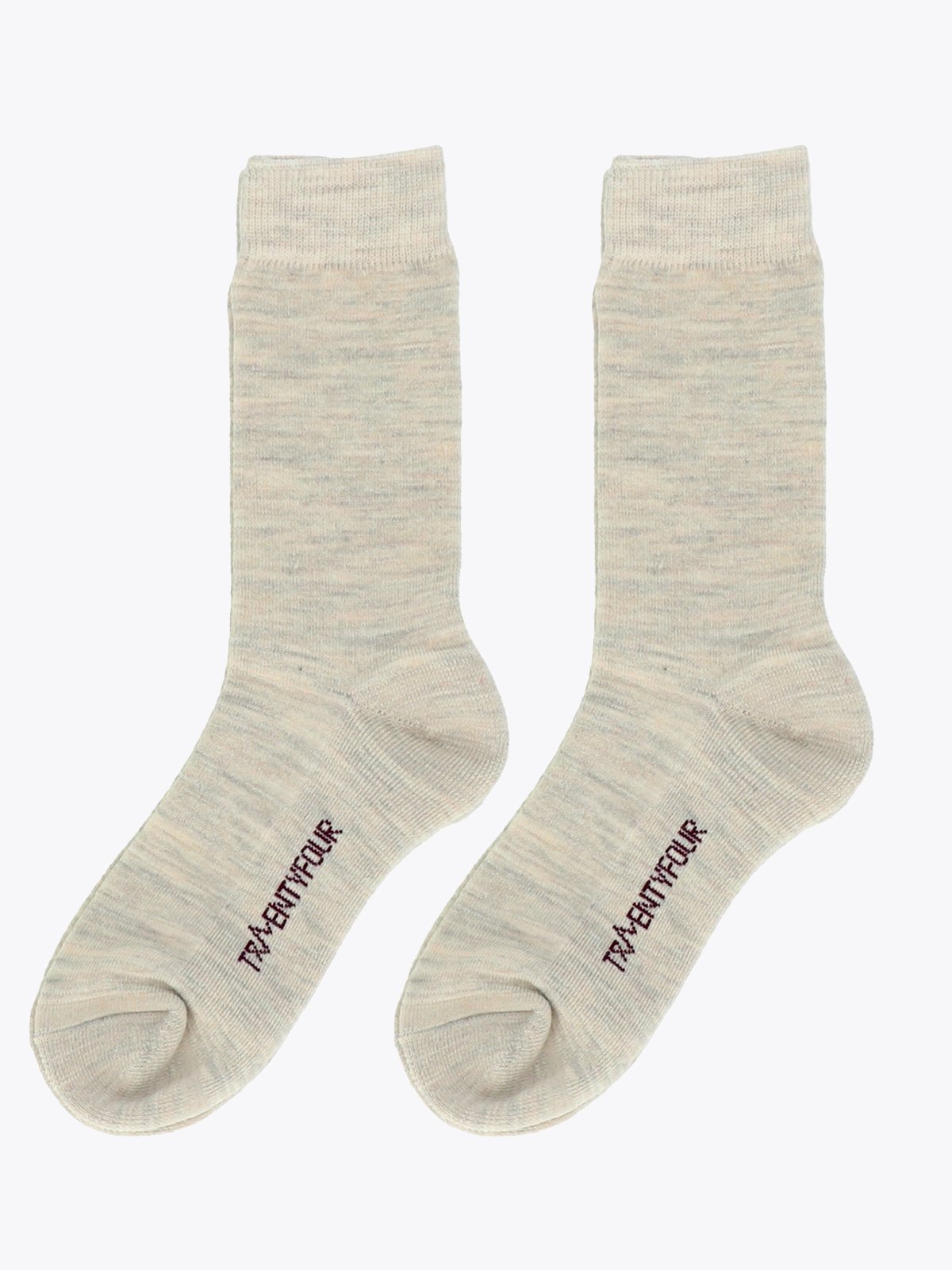 Twentyfour Aurora 2pk Ullsokk Varm Grå