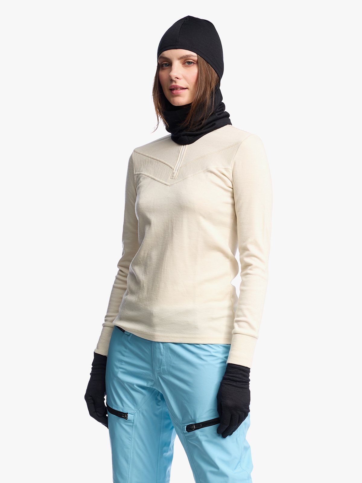 Twentyfour & Merino Balaclava Sort