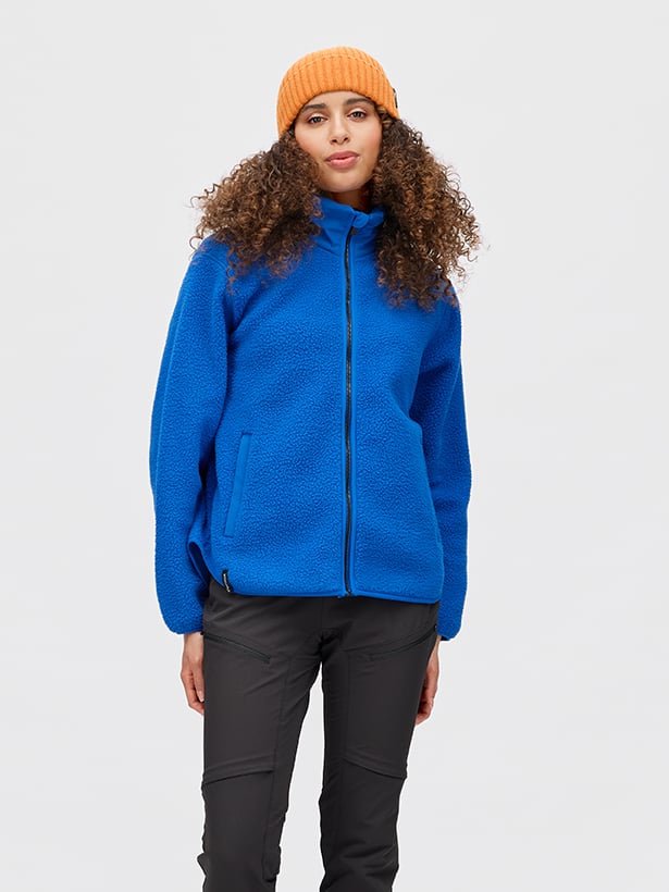 Twentyfour Aurora Pile Jakke D Knallblå