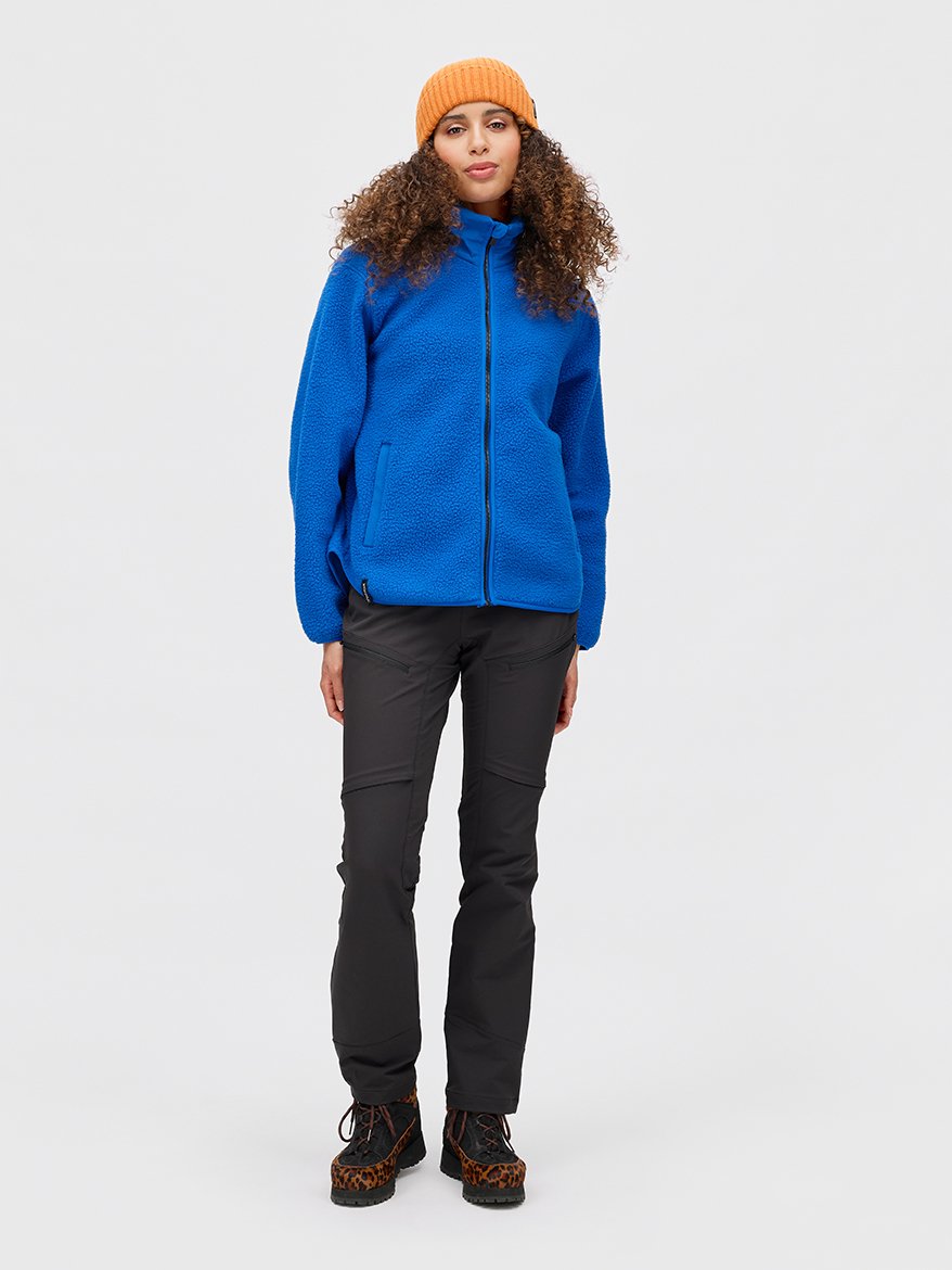 Twentyfour Aurora Pile Jakke D Knallblå