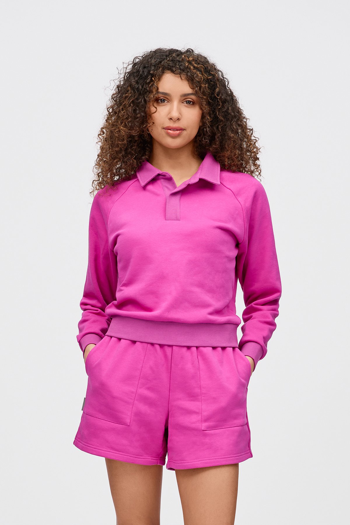 Twentyfour Mode Polo Sweater D Fuksia