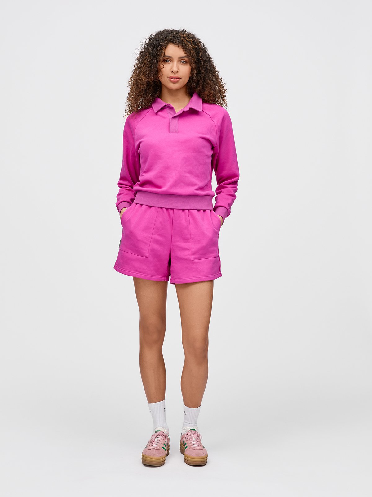 Twentyfour Mode Polo Sweater D Fuksia