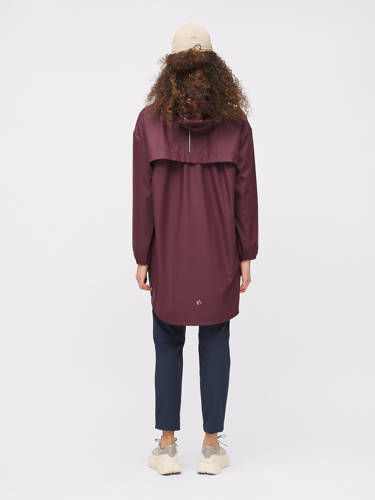 Twentyfour Mode PU Poncho D M Burgunder