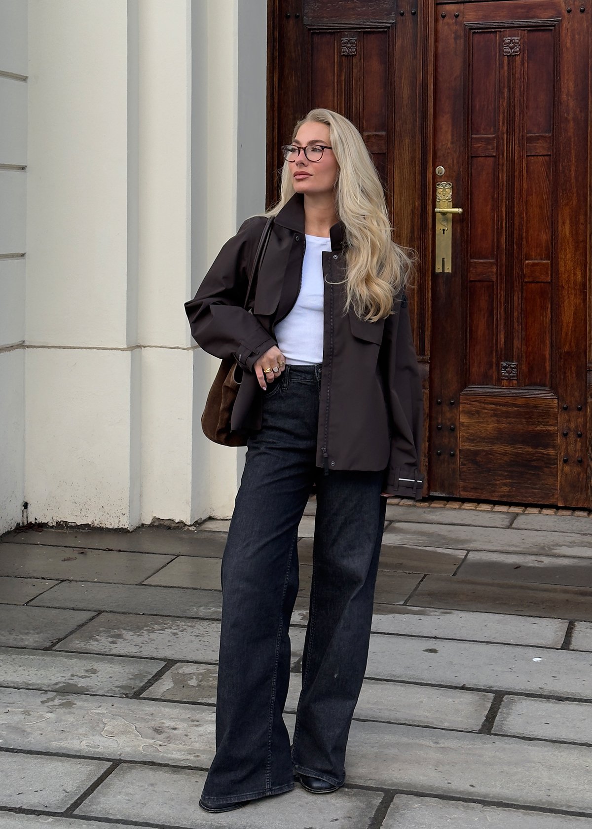 Twentyfour Mode Trench Jakke D Mørk Brun