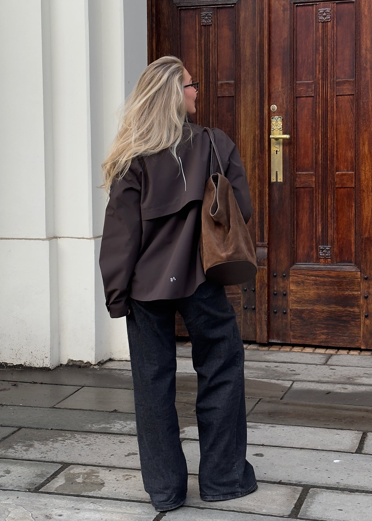 Twentyfour Mode Trench Jakke D Mørk Brun