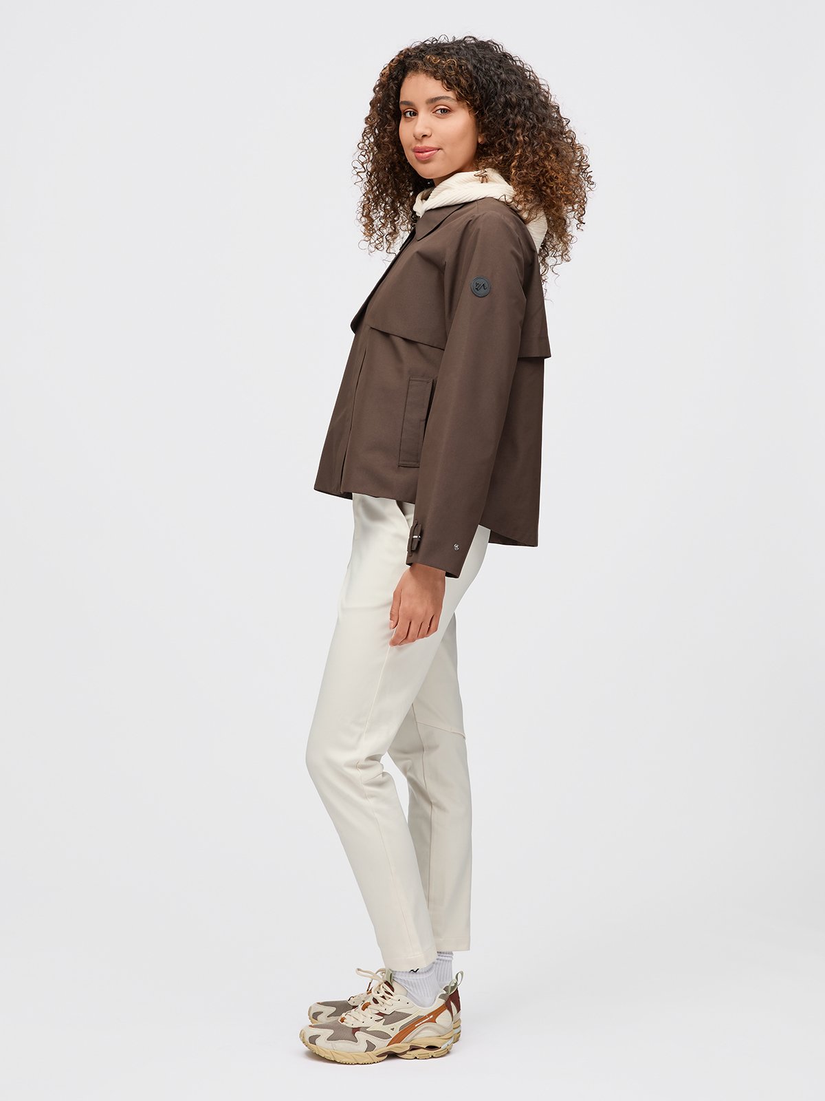 Twentyfour Mode Trench Jakke D Mørk Brun