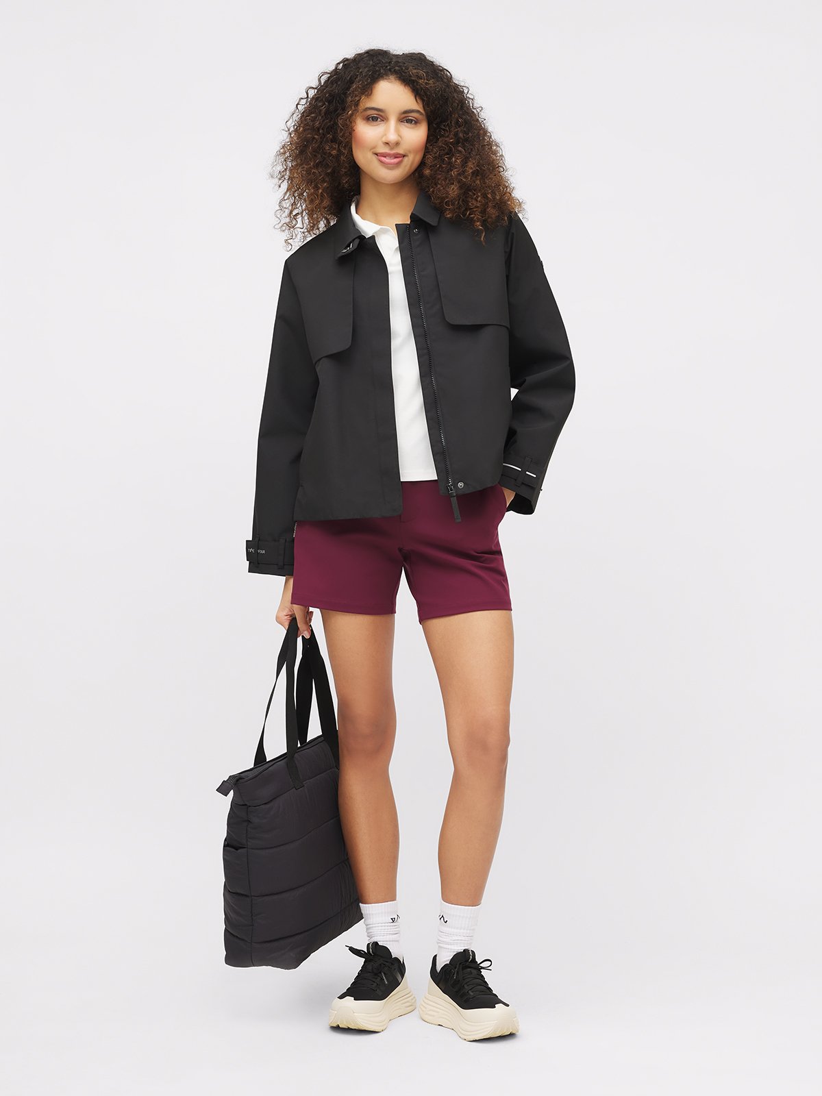 Twentyfour Mode Trench Jakke D Sort