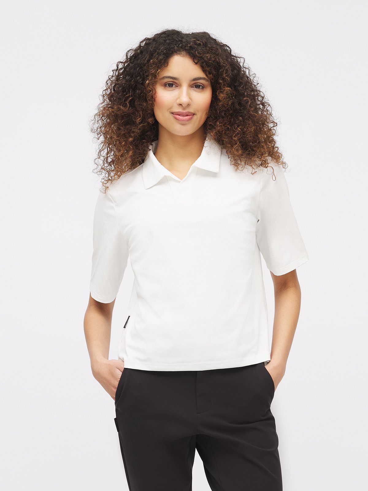 Twentyfour Mode Flex Pique D Hvit