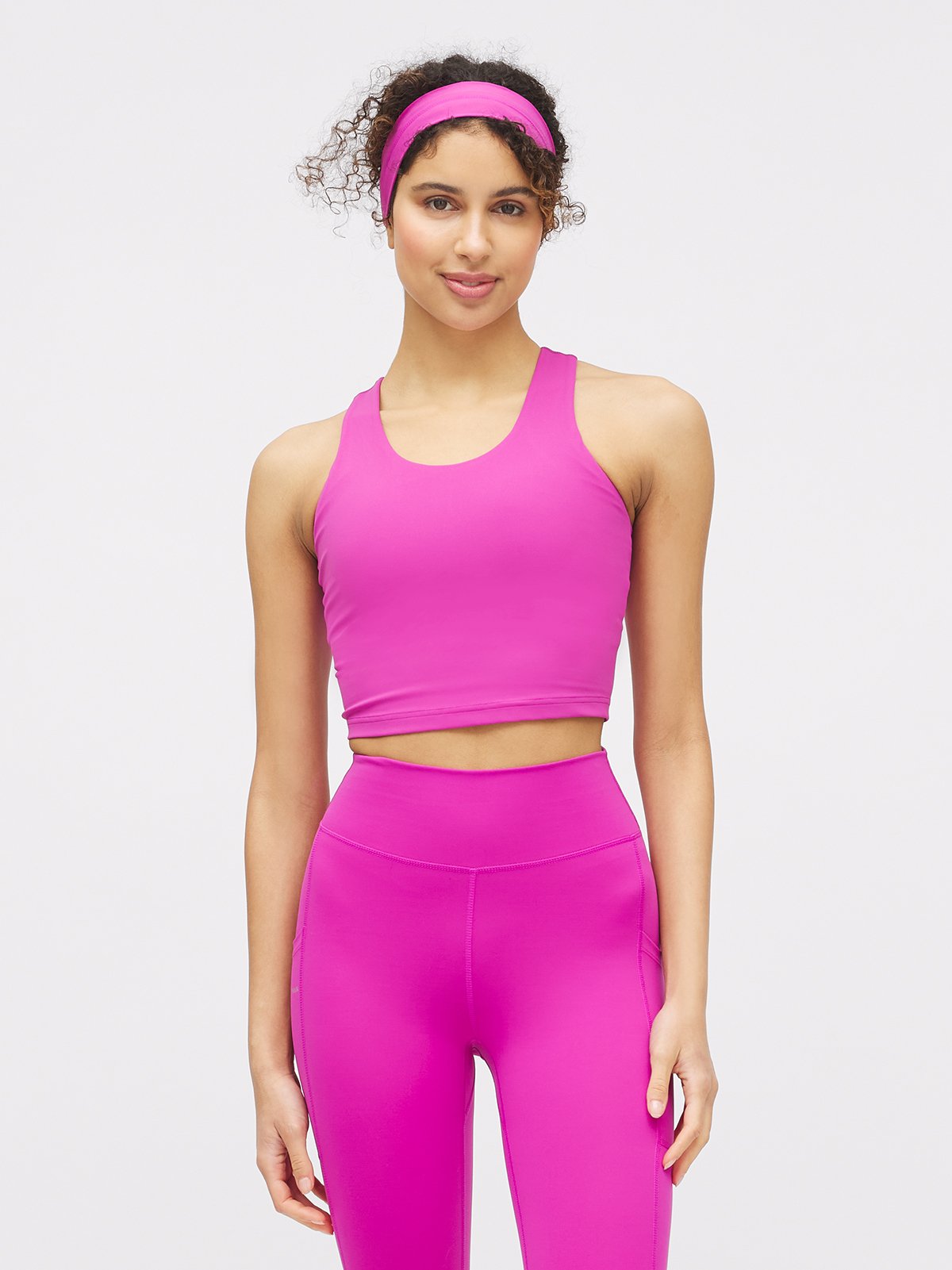 Twentyfour Nina Crop Tanktop D Fuksia