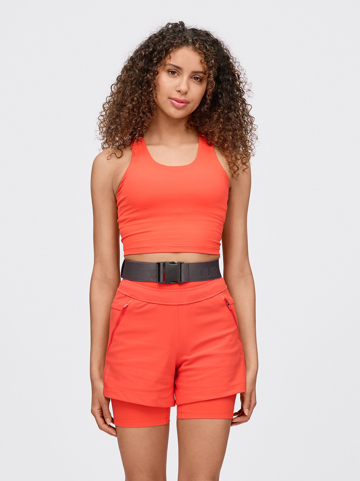 Twentyfour Nina Crop Tanktop D Klar Rød