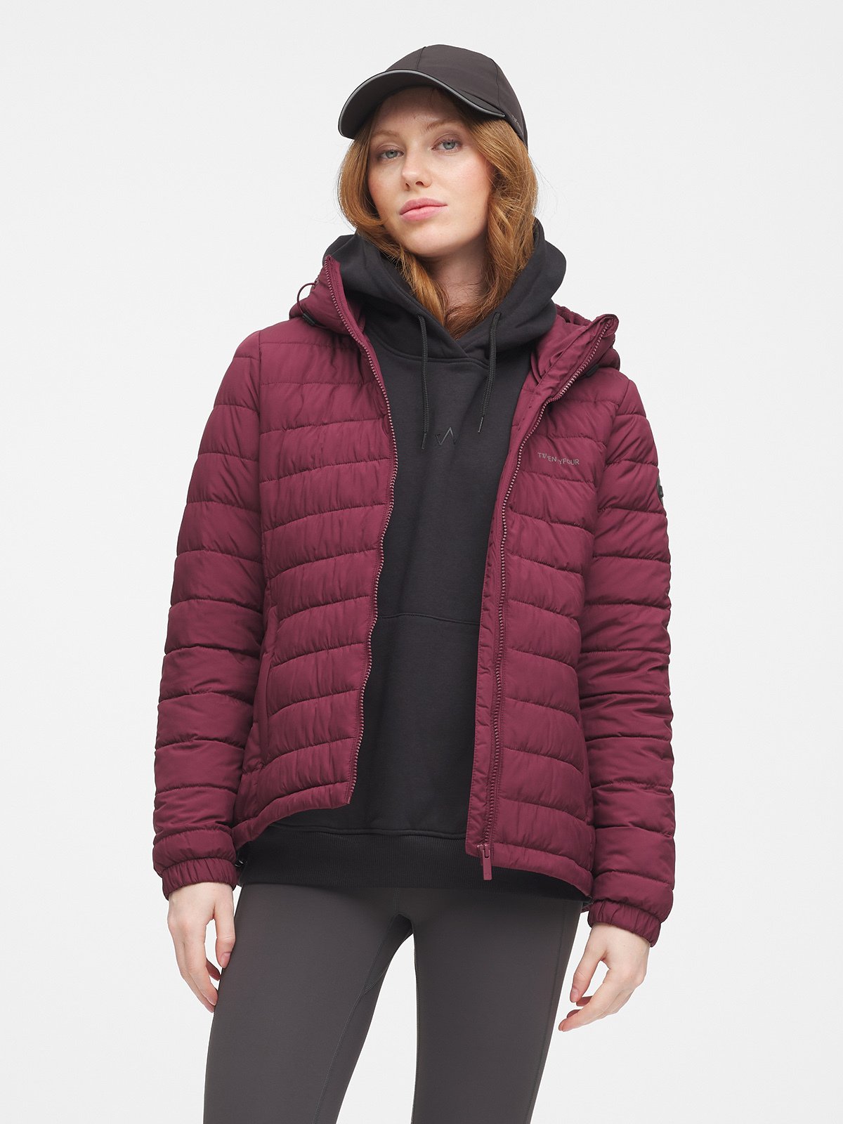 Twentyfour Mode CloMax Light Jkt D M Burgunder