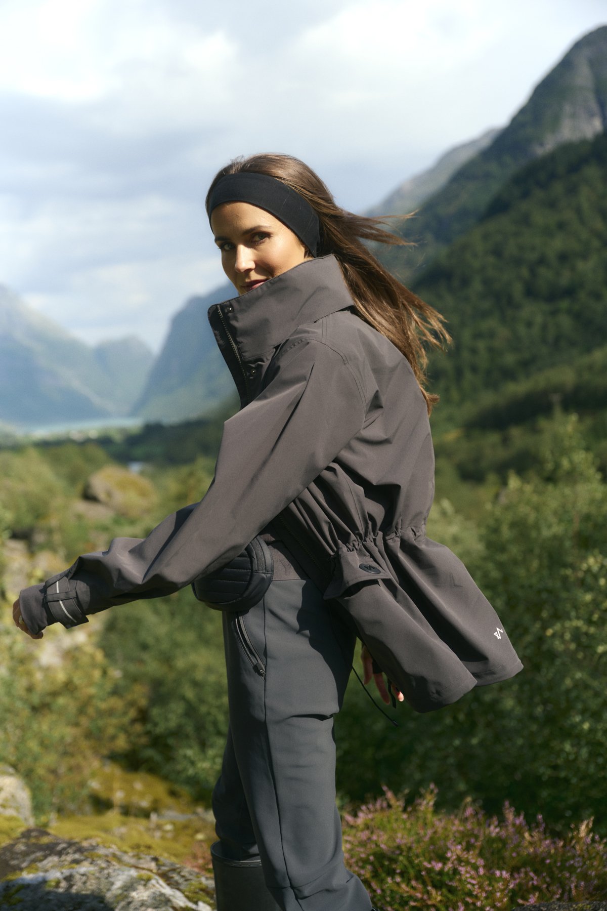 Twentyfour Nina Skalljakke D Skyggesort