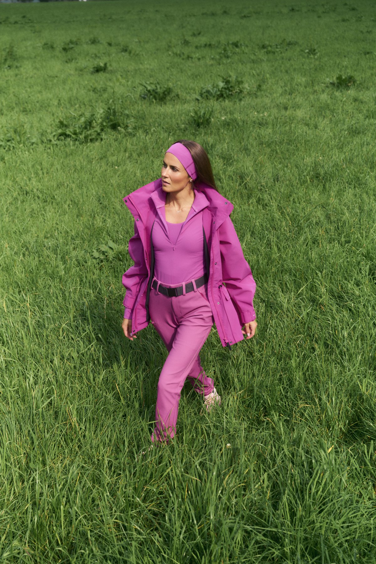 Twentyfour Nina Highwaist Bukse D Fuksia