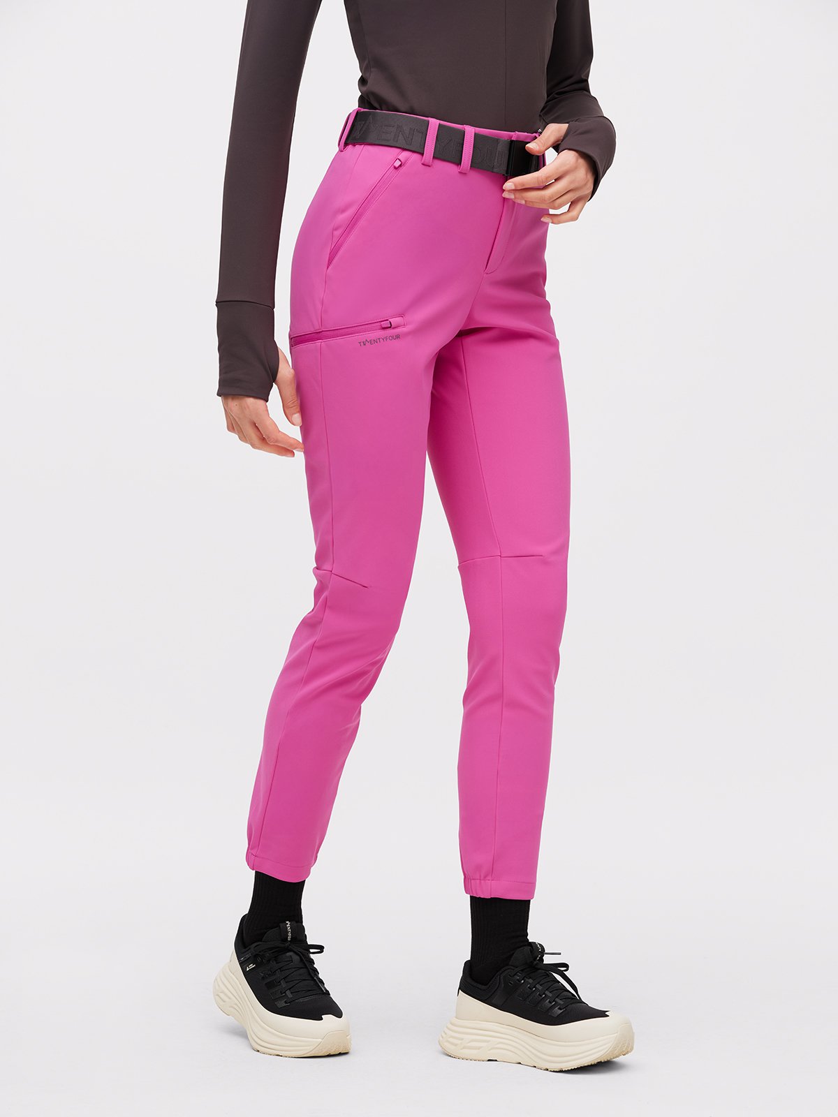 Twentyfour Nina Highwaist Bukse D Fuksia