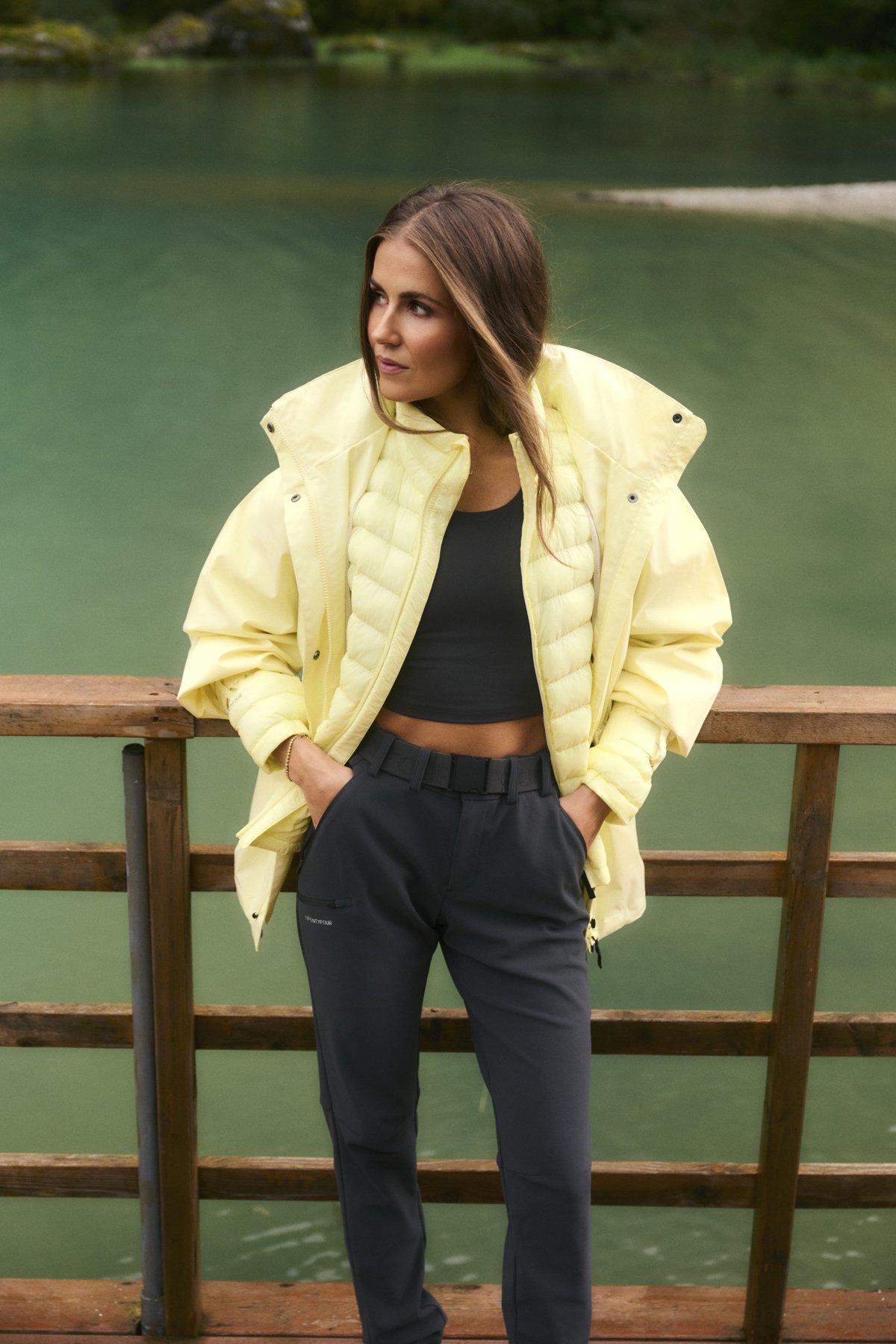 Twentyfour Nina Highwaist Bukse D Skyggesort