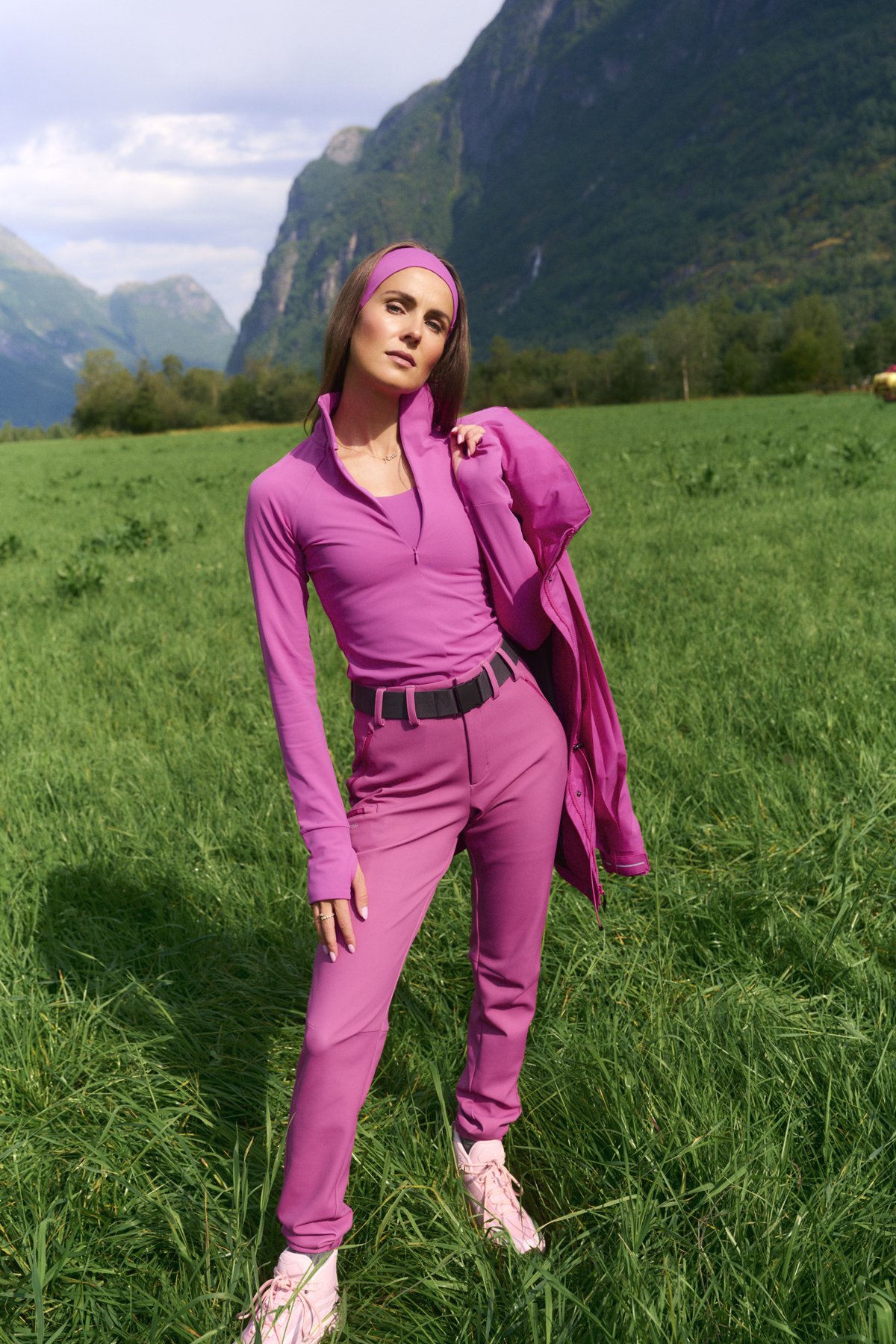 Twentyfour Nina Zip Fleece D Fuksia