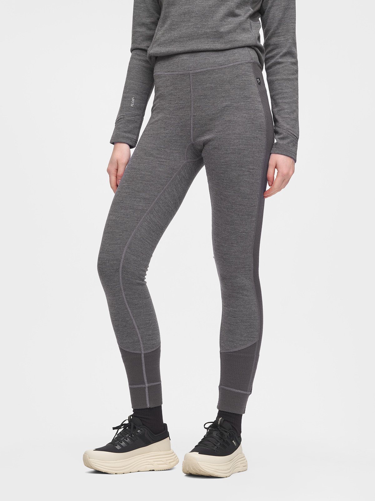 Twentyfour Flow Active Ulltights D Gråmelert