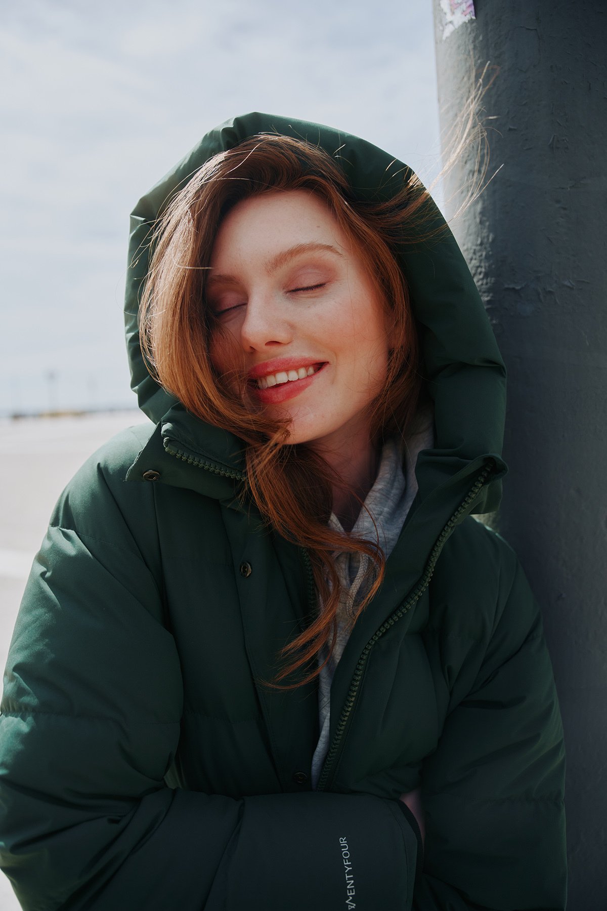 Twentyfour Mode Caya Dunparkas D Dyp Grønn