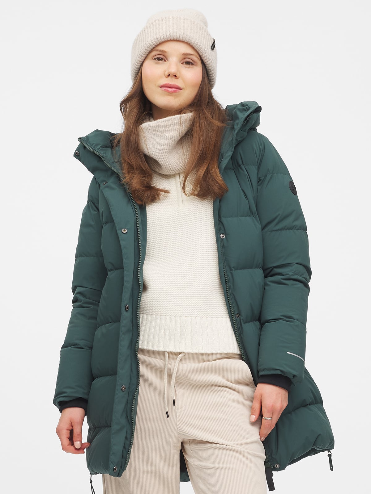 Twentyfour Mode Caya Dunparkas D Dyp Grønn