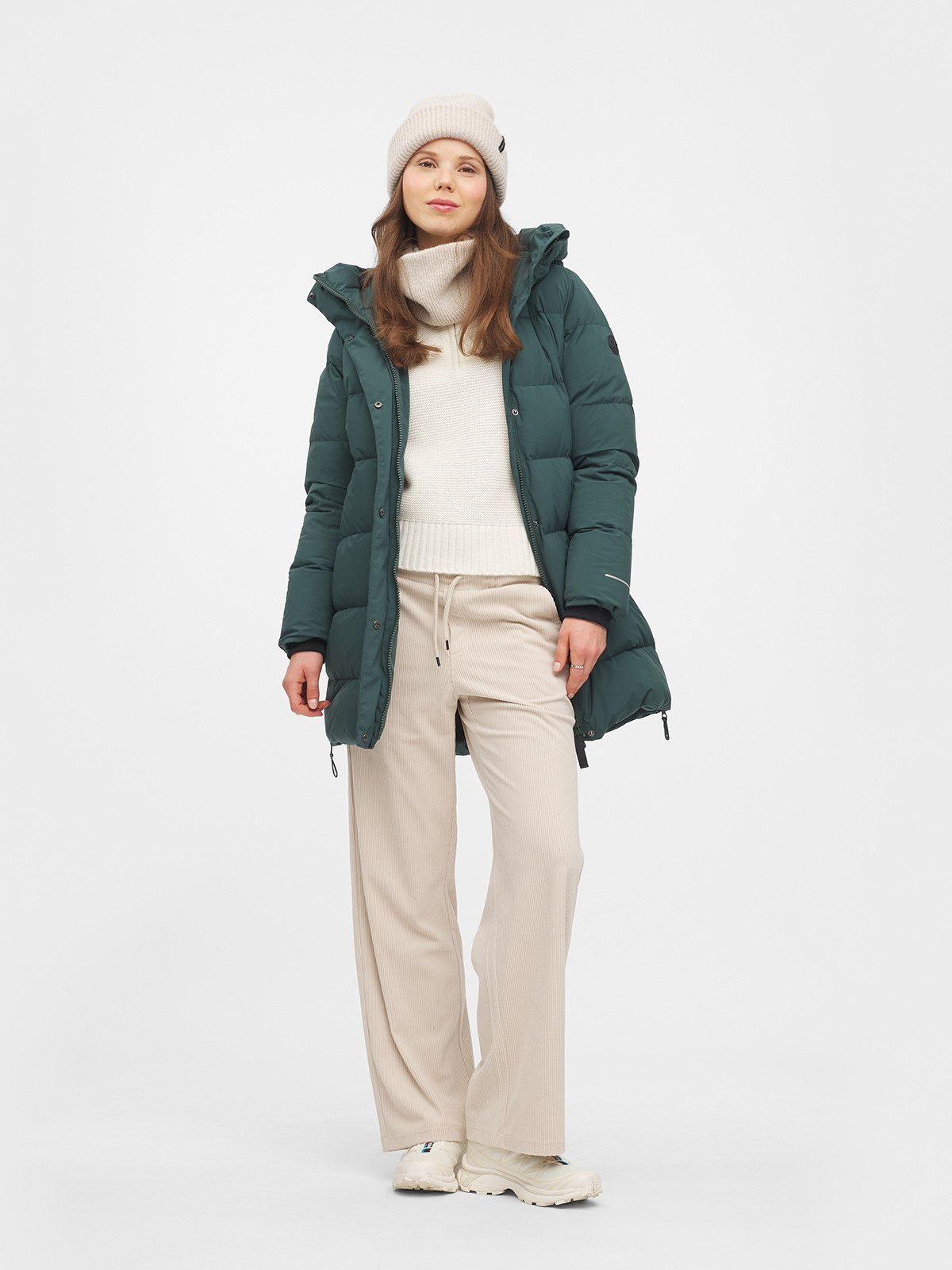 Twentyfour Mode Caya Dunparkas D Dyp Grønn