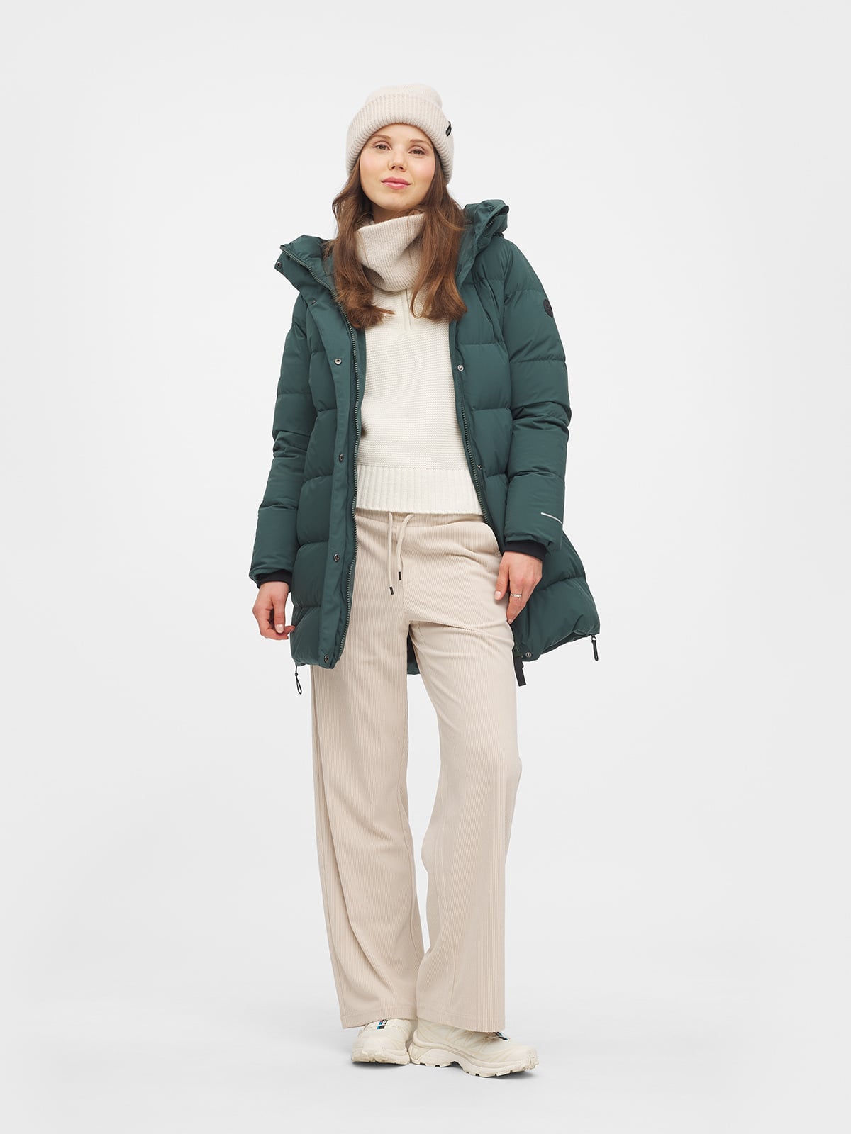Twentyfour Mode Caya Dunparkas D Dyp Grønn