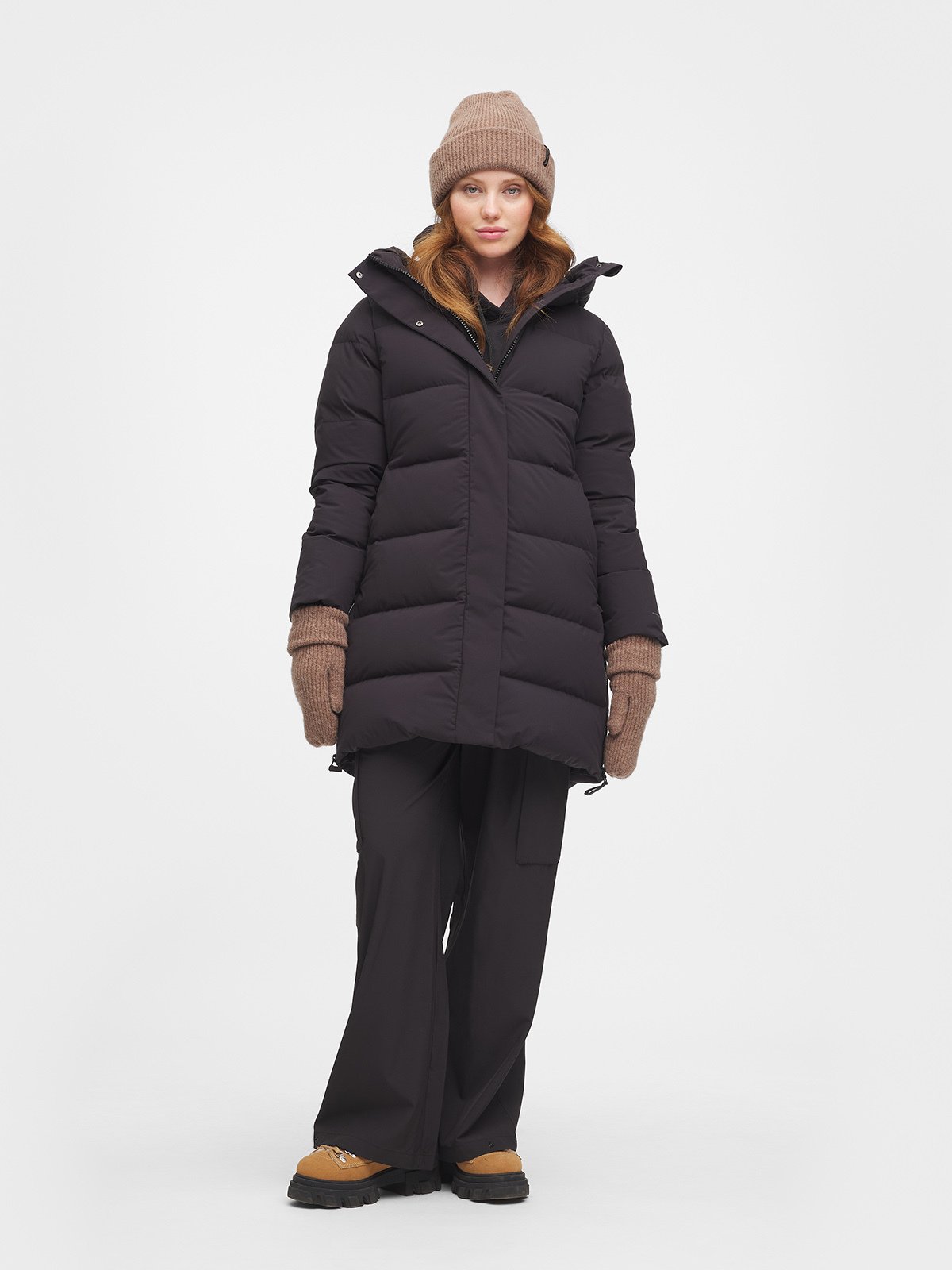 Twentyfour Mode Caya Dunparkas D Sort