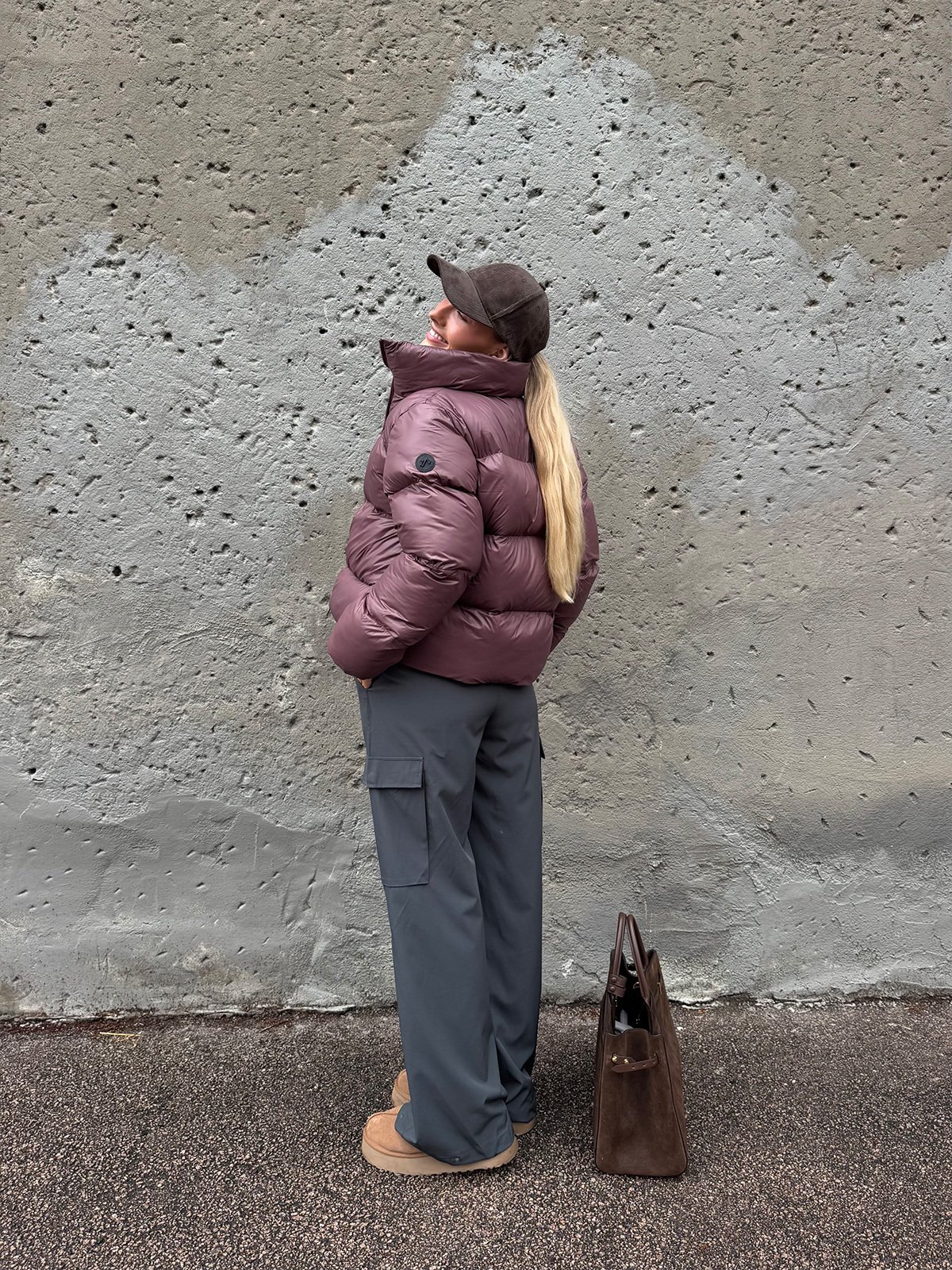 Twentyfour Mode Ava Puffy Jakke D Kakao