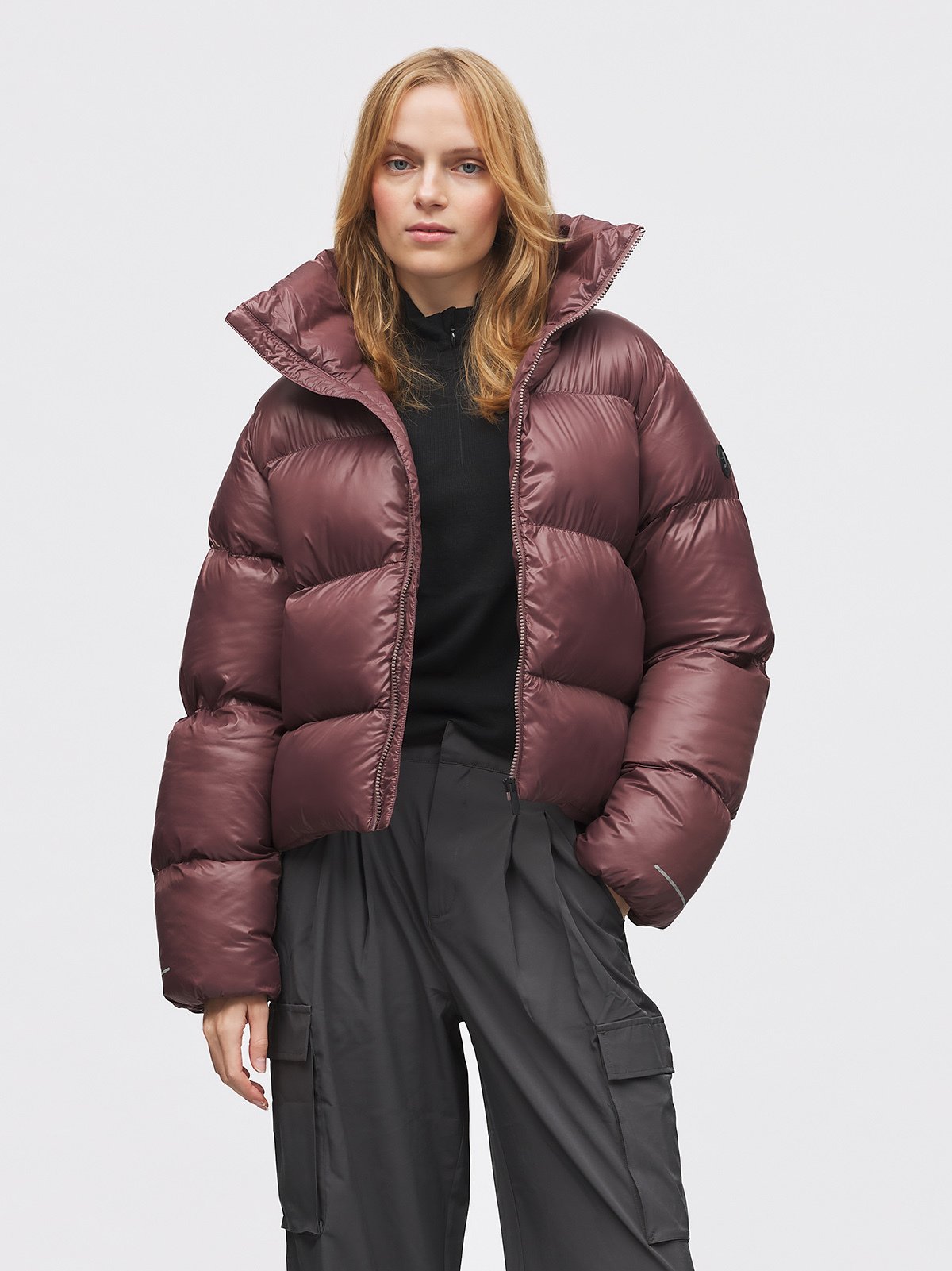 Twentyfour Mode Ava Puffy Jakke D Kakao