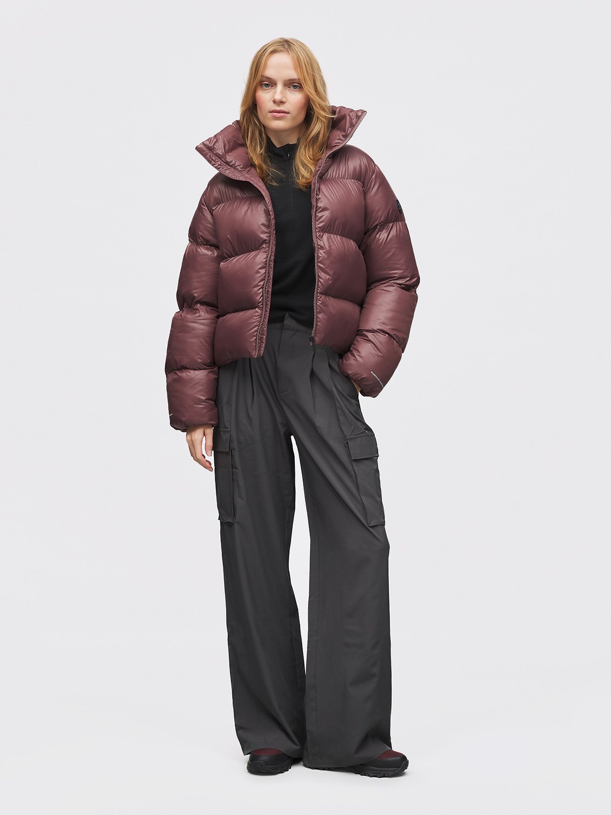 Twentyfour Mode Ava Puffy Jakke D Kakao