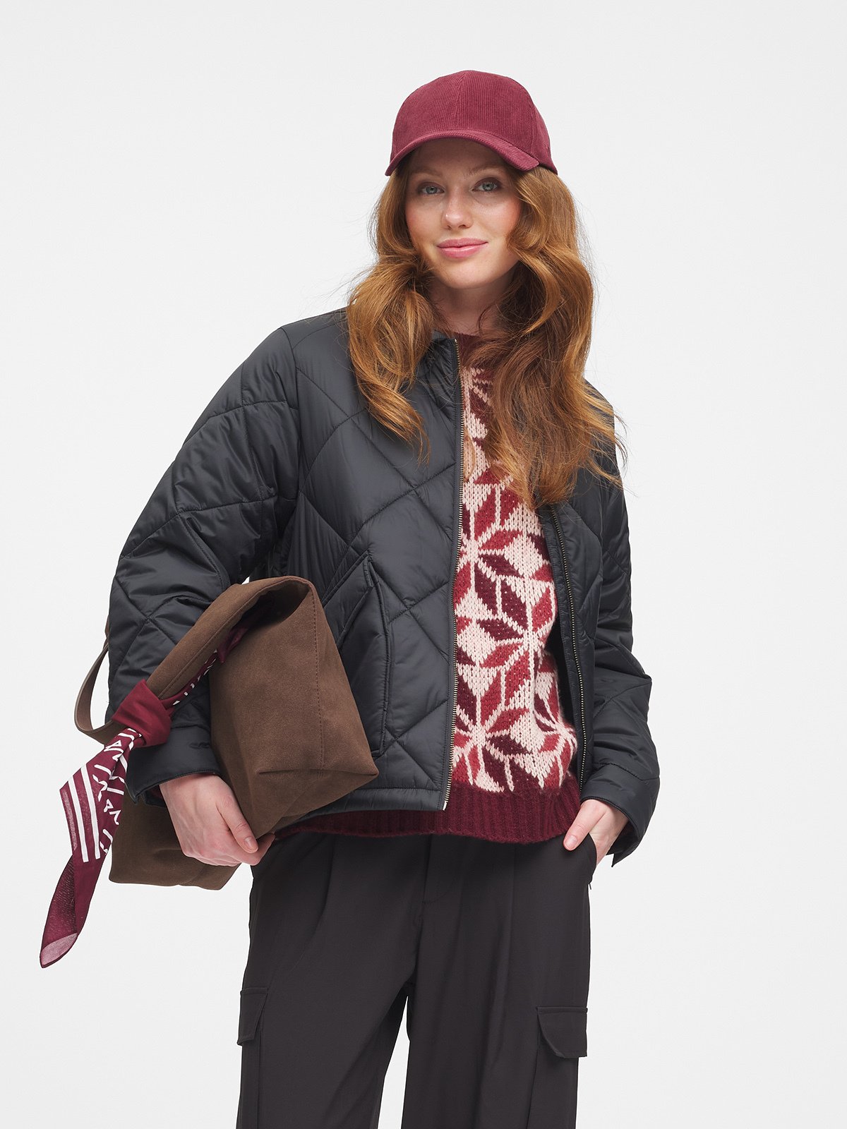 Twentyfour Mode Nora Quilted Jakke D Sort